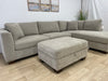 Thomasville Sectional W/ Storage Ottoman New