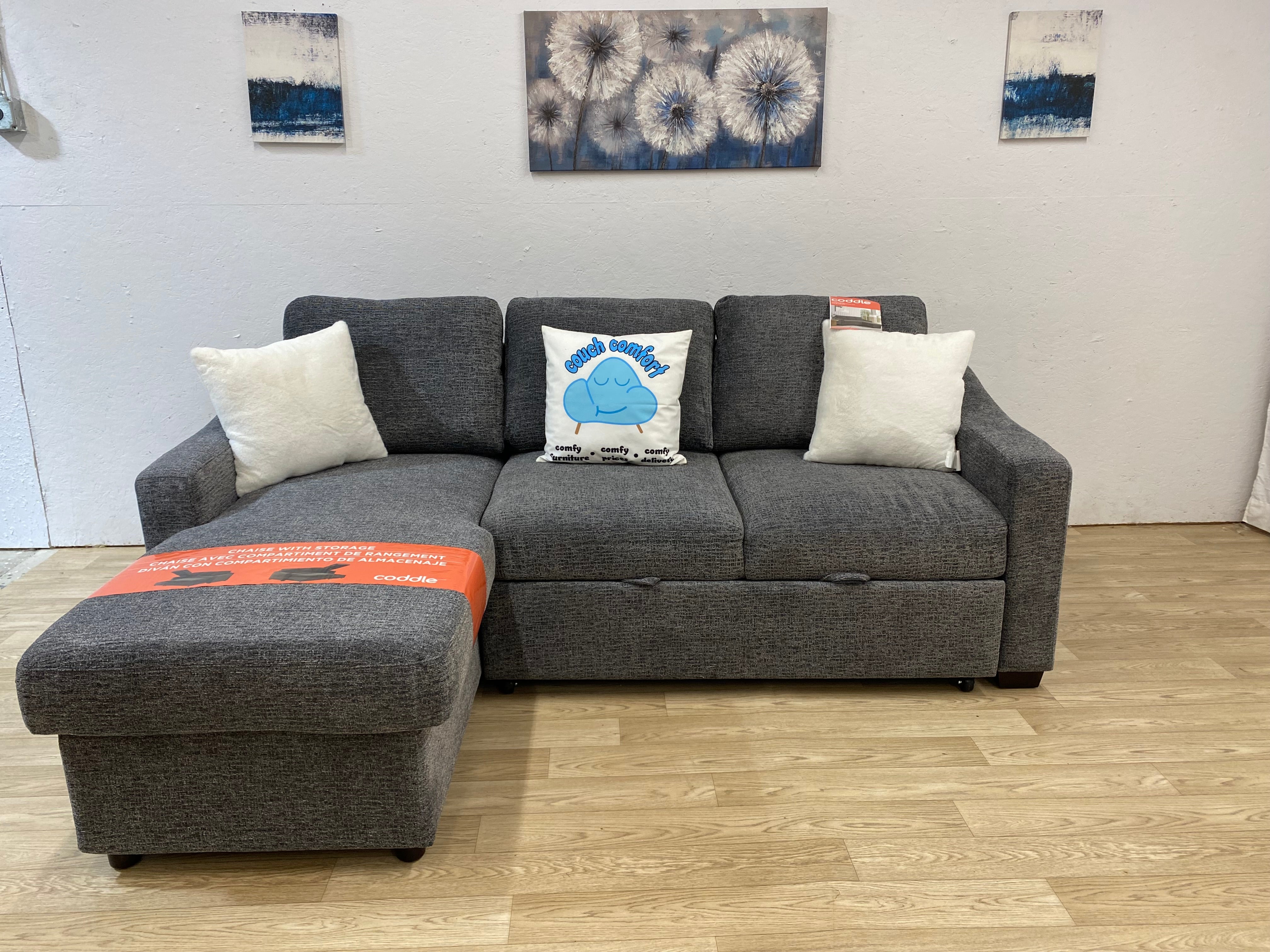 Coddle Aria Sofa W/ Pullout and USB ports