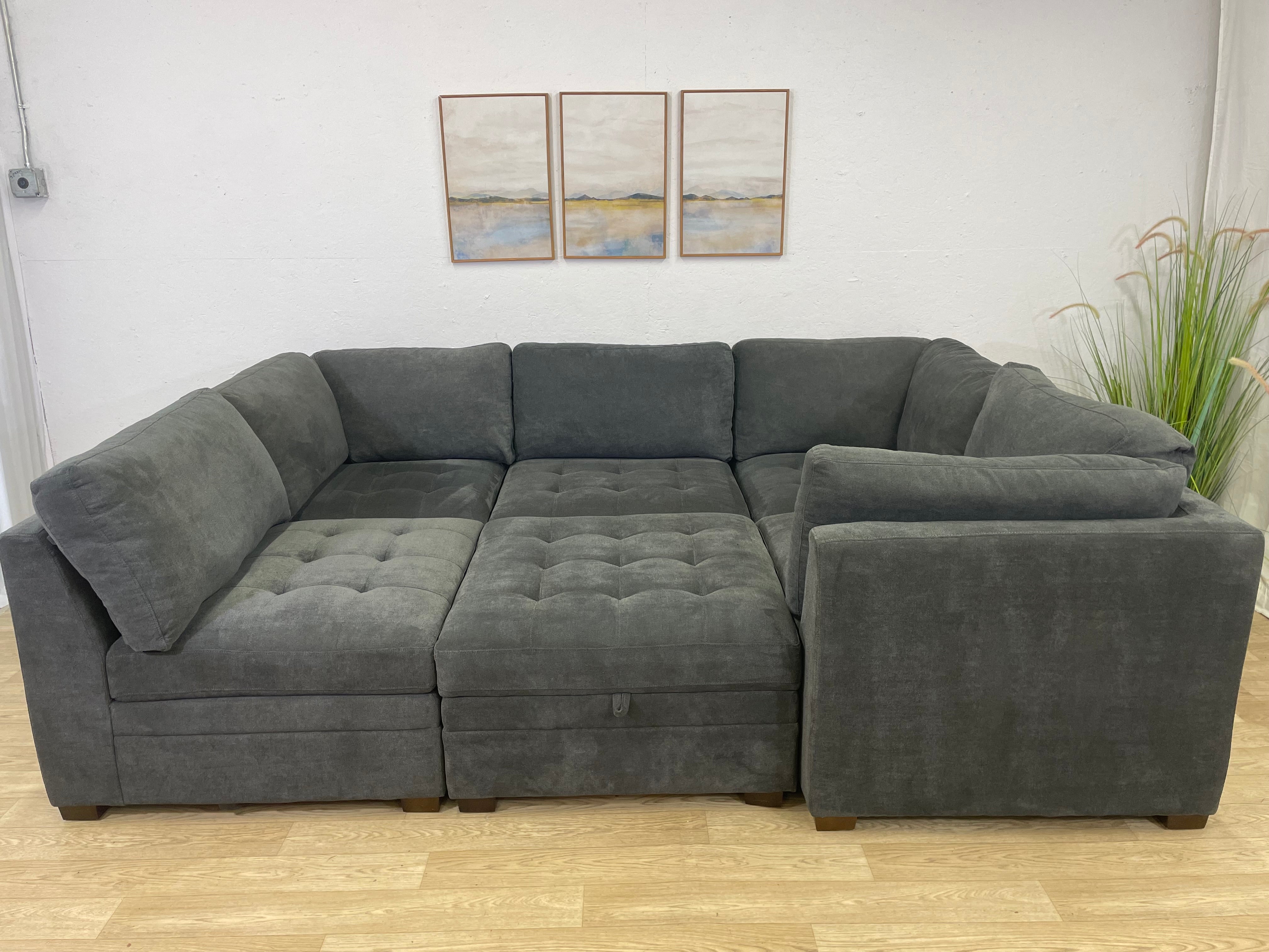 Thomasville Tisdale Modular Sectional Dark Gray
