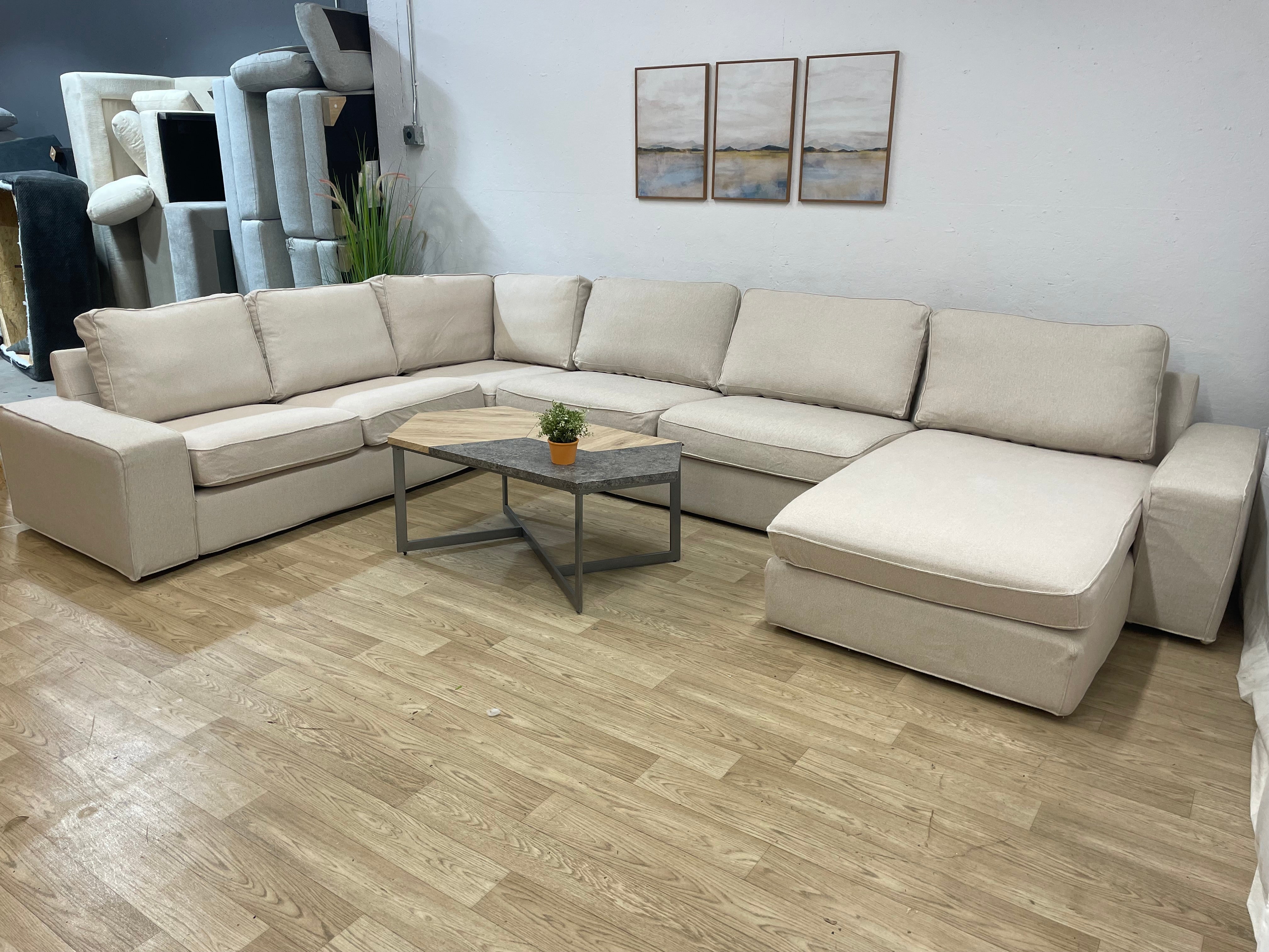 Light Beige Sectional