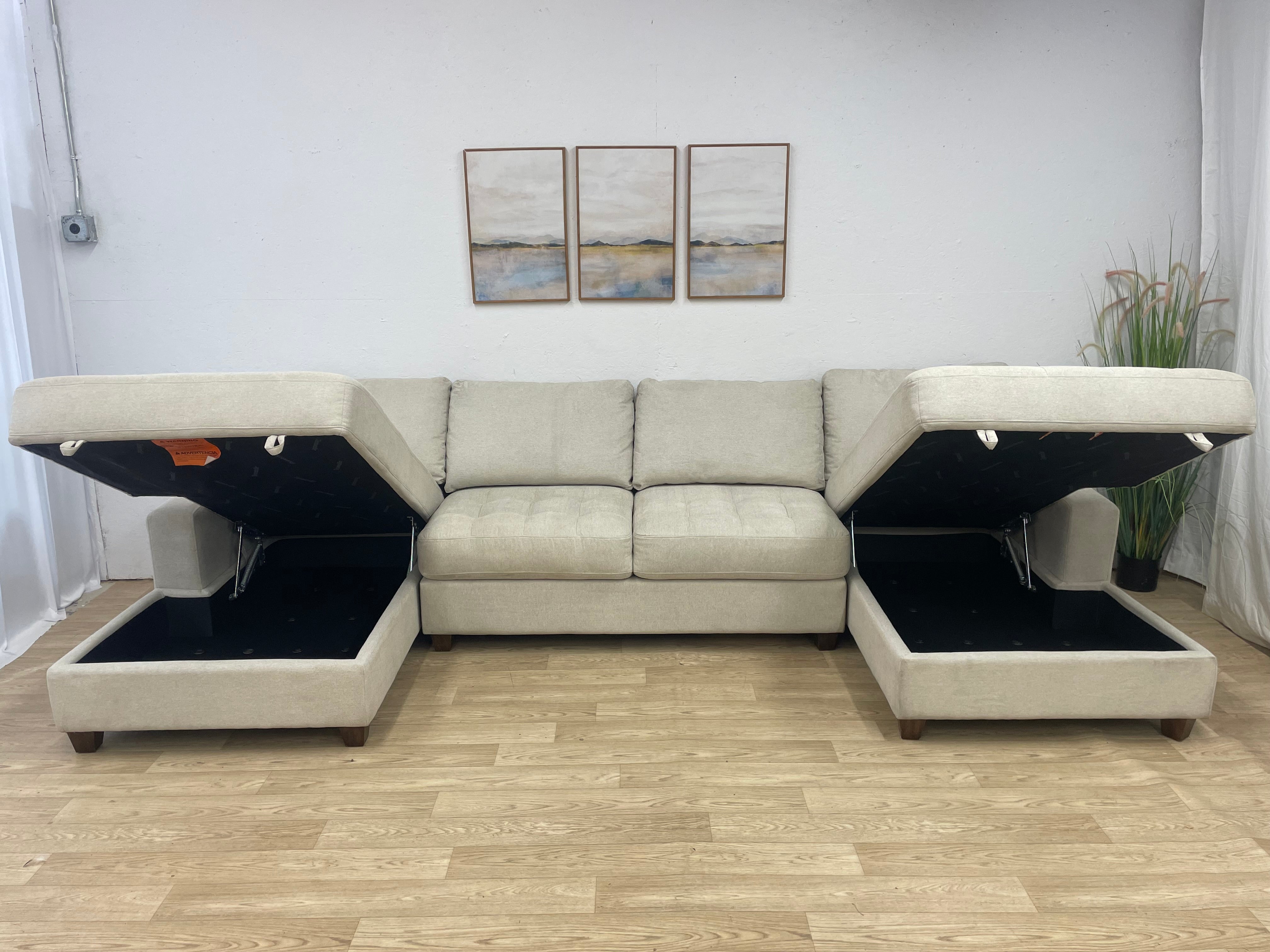 Thomasville Double Chaise Sectional