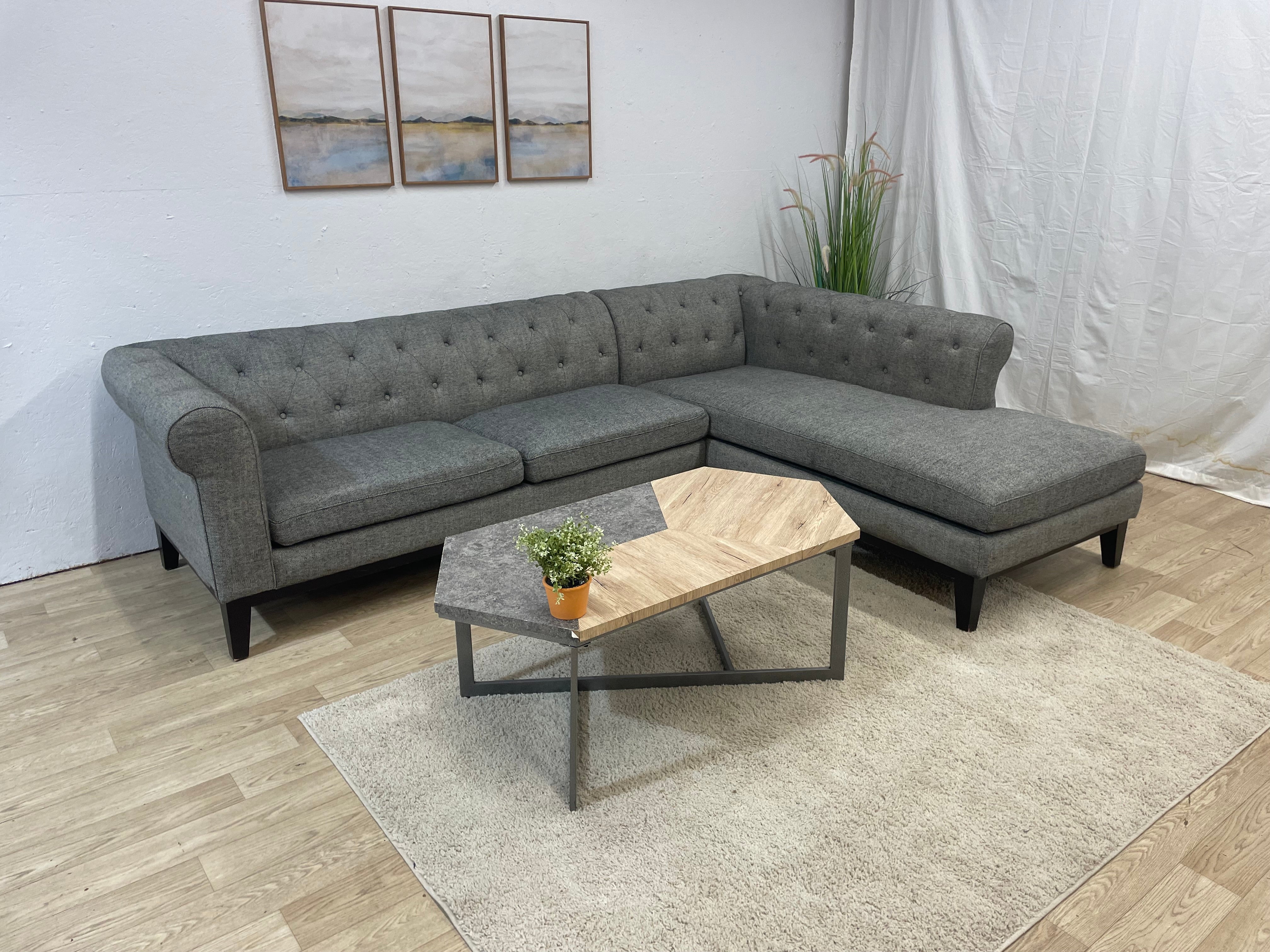 Abbyson Gray Sectional