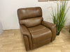 Barclouger Power Recliner Chair Top Grain Leather