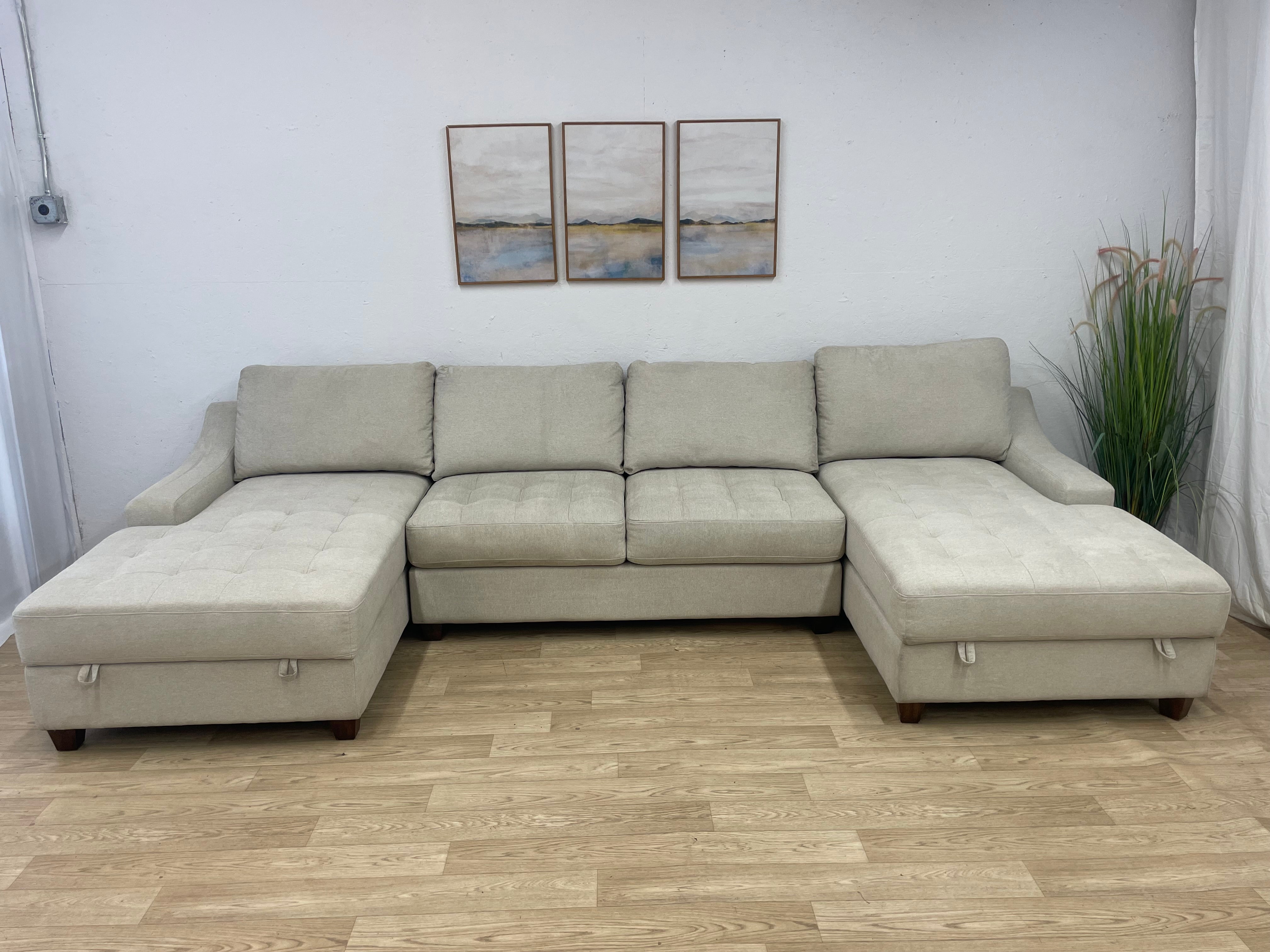 Thomasville Double Chaise Sectional