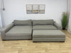 Hendley Gray Oversized Chaise Sectional