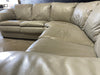 American Leather Light Gray U-Shaped Sectional