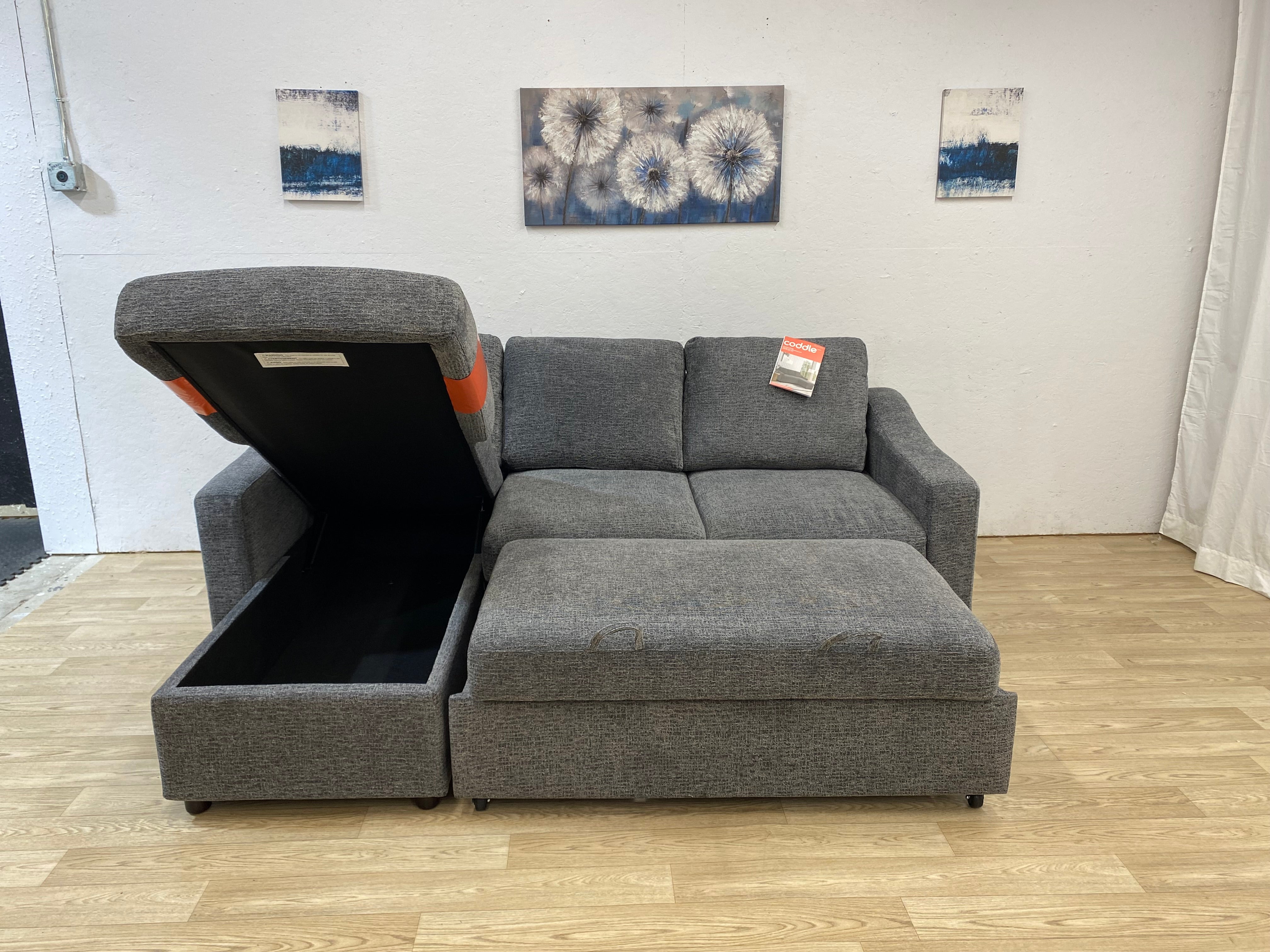 Coddle Aria Sofa W/ Pullout and USB ports