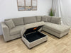 Thomasville Sectional W/ Storage Ottoman New