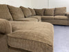 Downfilled Town Sectional W/ Chaise
