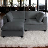 Cloud Couch, Front Side, Dark Gray, 3 Piece