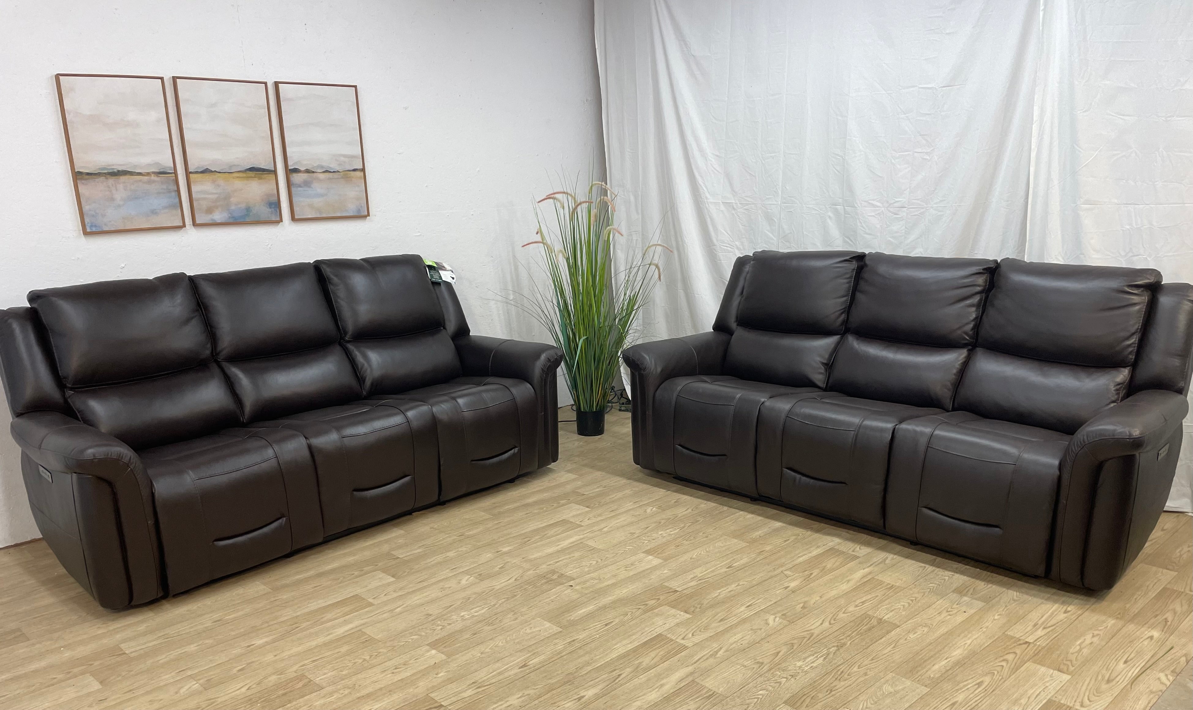 Top Grain Leather Sofa Set Gilman Creek