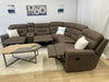 Fletcher Brown Sectional W/ Power USB Ports
